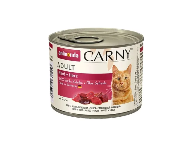 Animonda Carny Cat Hovězí/Srdce - 200g