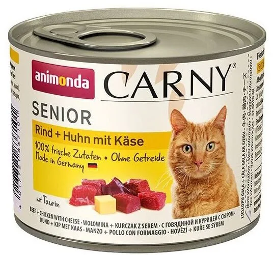 Animonda Carny Cat Senior Hovězí/Kuře/Sýr - 200g