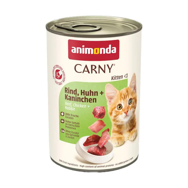 animonda Carny Kitten 12 x 400 g - Drůbeží koktejl