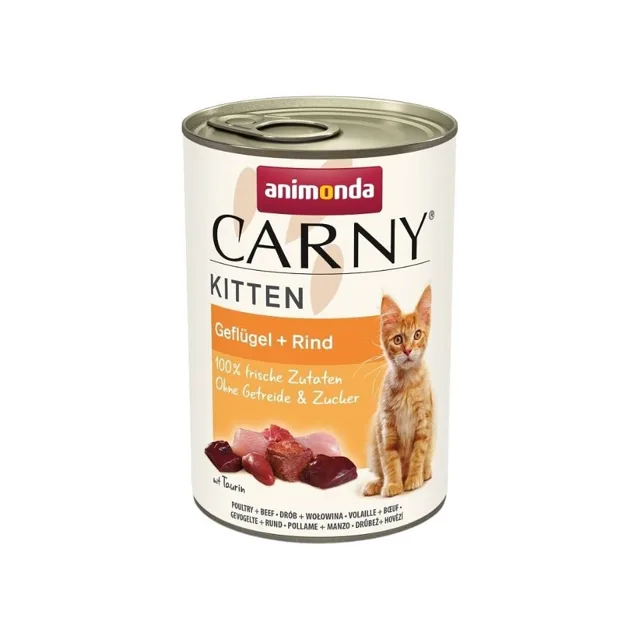 ANIMONDA Carny Kitten Drůbeží a hovězí 400g