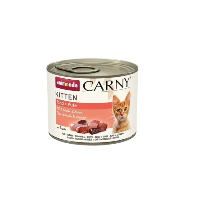 ANIMONDA Carny Kitten Hovězí a krůtí 200g