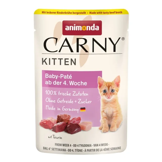 ANIMONDA Carny Kitten Pouch Baby pate 85g konzerva pro koťata