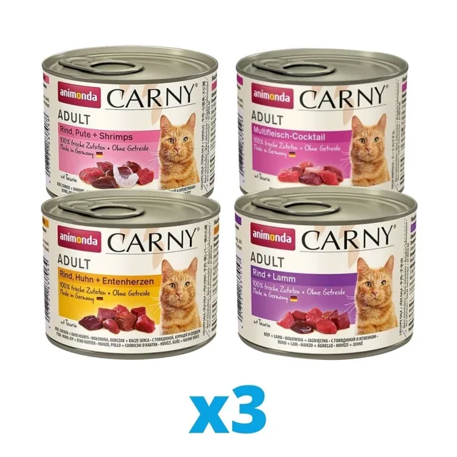ANIMONDA Carny Mix příchutí 12 x 200 g