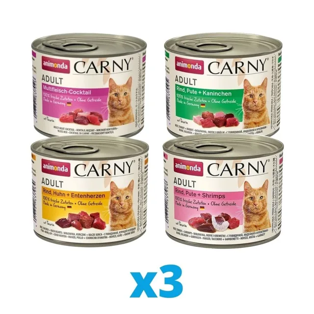 ANIMONDA Carny mix příchutí 12 x 200 g