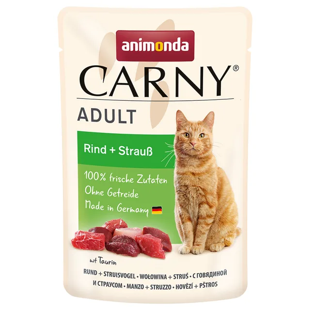 animonda Carny Pouch Multipack  8 x 85 g - mix II (4 druhy)
