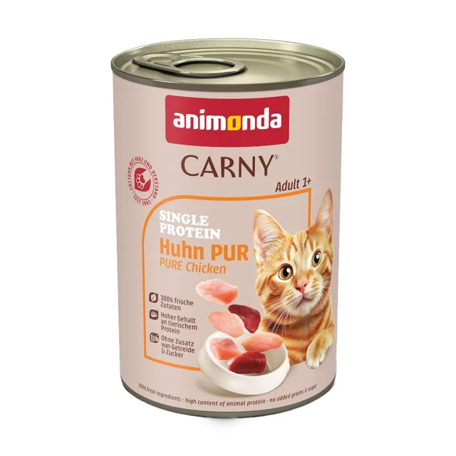 animonda Carny Single Protein Adult 24 ks (24 x 400 g) - čistě krůtí