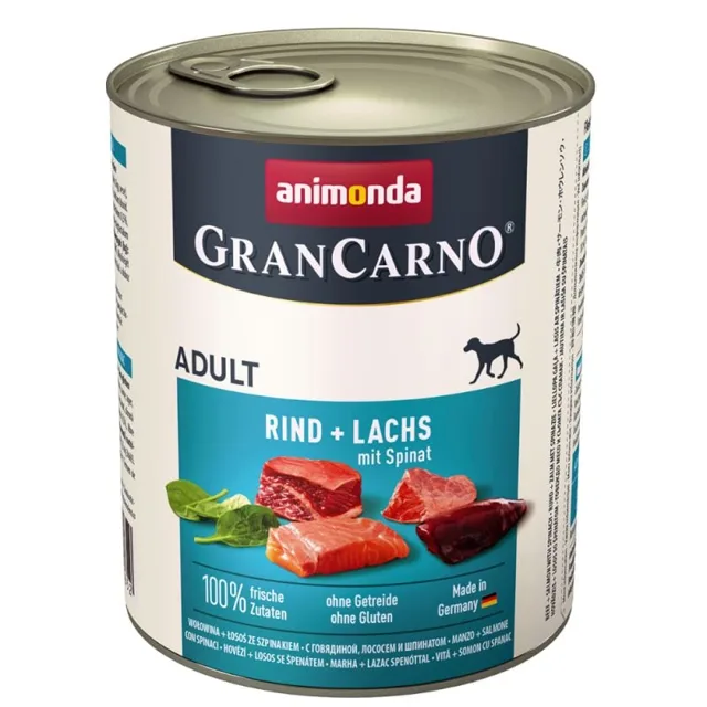 ANIMONDA Gran Carno Hovězí &amp; kachní srdce 800 g