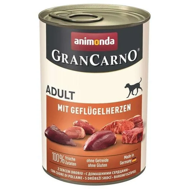 ANIMONDA GranCarno Adult Drůbeží srdce 400g