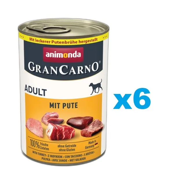 ANIMONDA GranCarno Adult Hovězí a krůtí 6x400g