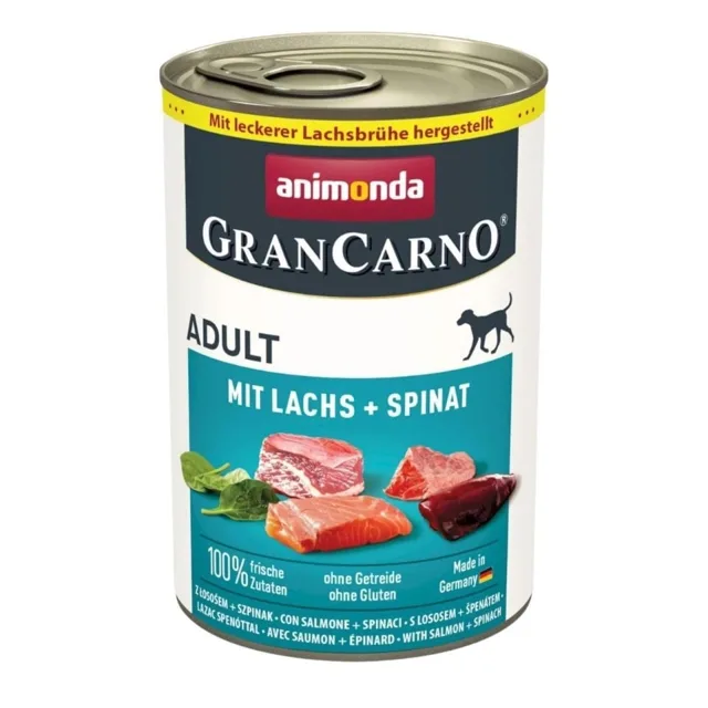 ANIMONDA GranCarno Adult Losos se špenátem 400g