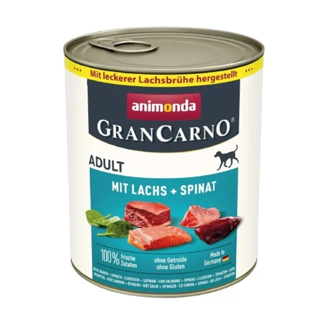 ANIMONDA GranCarno Adult losos se špenátem 800g