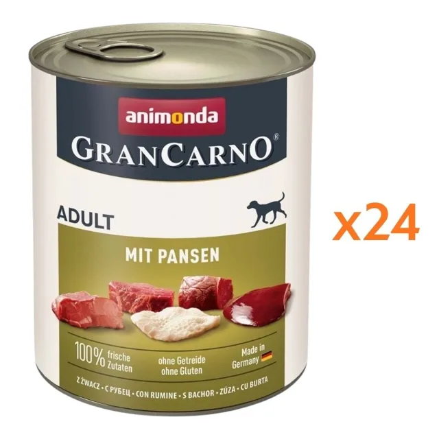 ANIMONDA Grancarno Adult s dršťkami 24x800g s dršťkami pro dospělé psy