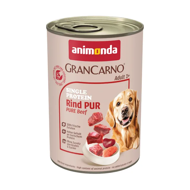 animonda GranCarno Adult Single Protein 6 ks (6 x 400 g) - čisté hovězí