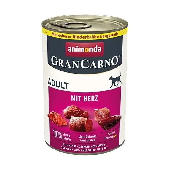 Animonda Grancarno Dog 400g - Hovězí/Srdce