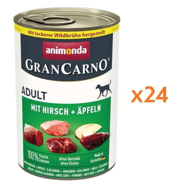 ANIMONDA GranCarno jelen s jablkem 24x400 g