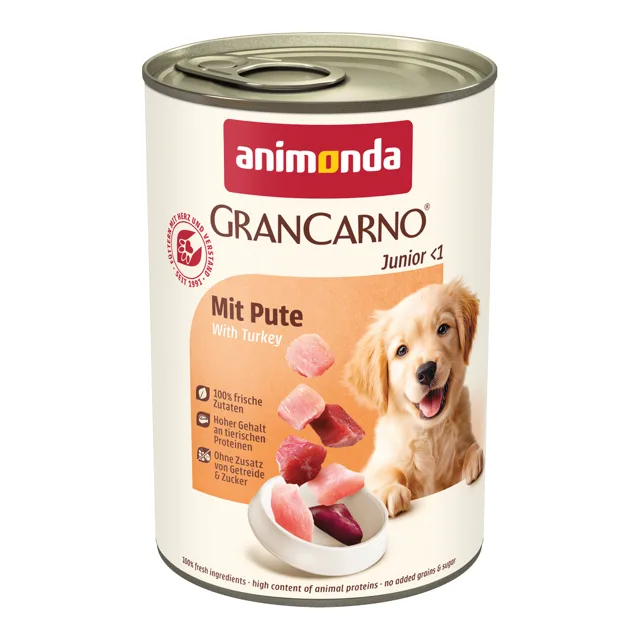 animonda GranCarno Junior 2 x 12 ks (24 x 400 g) - hovězí a kuřecí