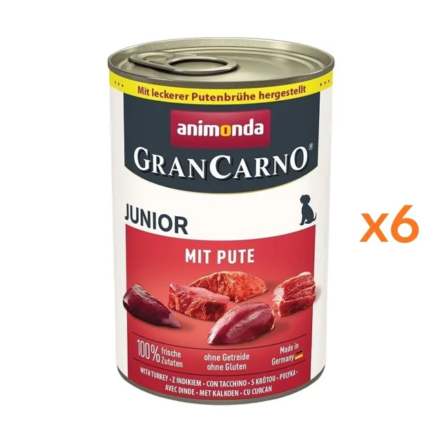 ANIMONDA GranCarno Junior vepřové a krůtí pro štěňata 6x800 g