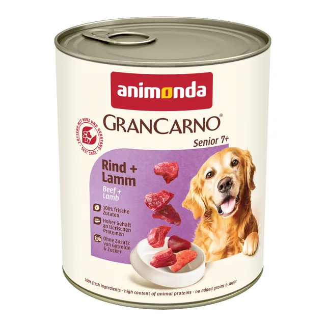 animonda GranCarno Original Senior 6 x 800 g - hovězí a jehněčí