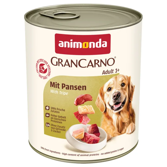 animonda GranCarno Original výhodná balení  24 ks (24 x 800 g) - mix 1 (6 druhů)