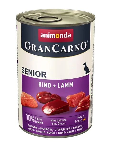 ANIMONDA GranCarno Senior hovězí &amp; jehně 400 g
