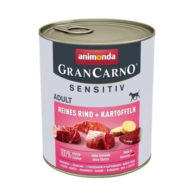 ANIMONDA Grancarno Sensitiv Hovězí a brambory 800 g