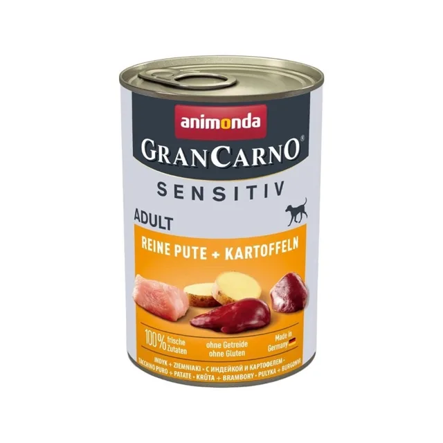 ANIMONDA Grancarno Sensitiv Krůtí a brambory 400 g