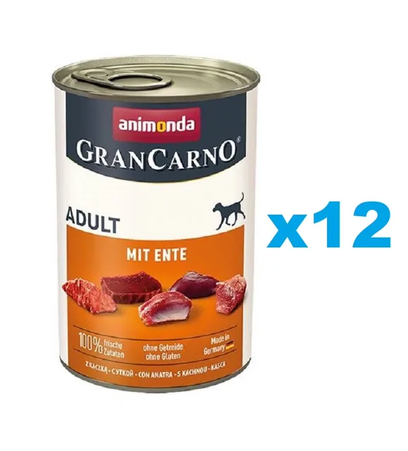 ANIMONDA GranCarno Vepřové a kachna 12x400 g