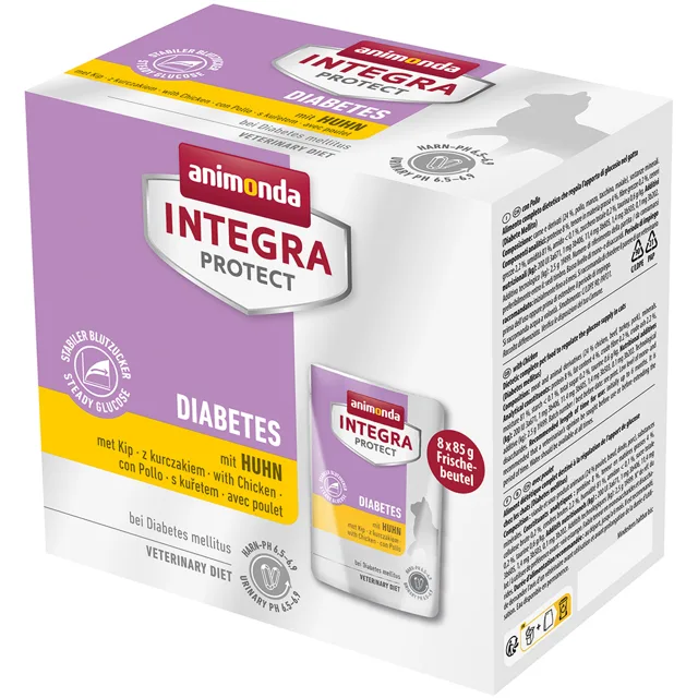 animonda Integra Protect Adult Diabetes 8 x 85 g - kuřecí