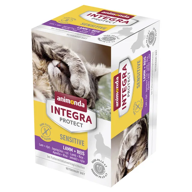 animonda Integra Protect Adult Sensitive mističky 24 x 100 g - Jehněčí s rýží