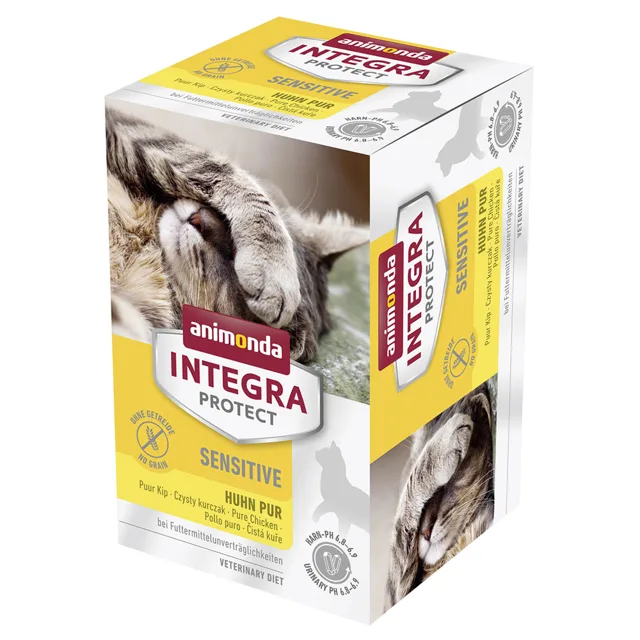 animonda Integra Protect Adult Sensitive mističky 6 x 100 g - Kuřecí