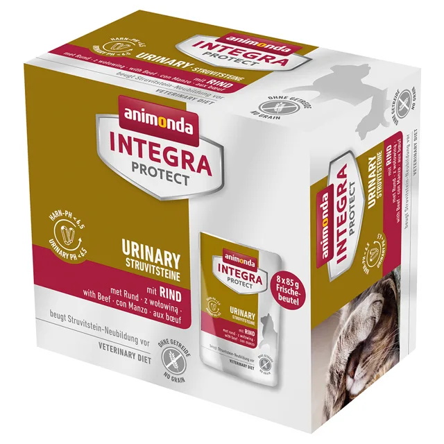 animonda Integra Protect Adult Urinary močové kameny 8 x 85 g - s kuřecím