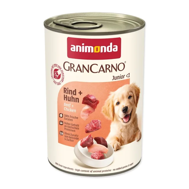 Animonda Junior hovězí a kuře konzerva 400 g