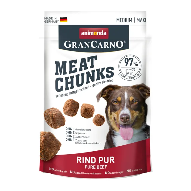 animonda Meat Chunks Medium / Maxi - 80 g hovězí