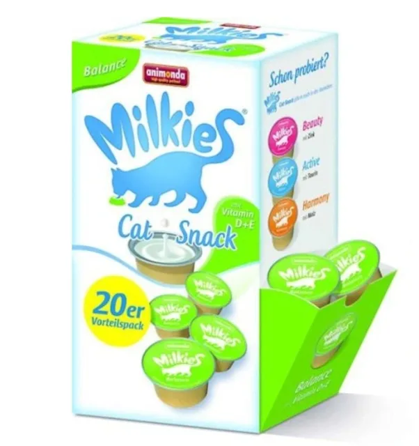 ANIMONDA Milkies mléko pro kočky s vitamínem D+E 20x15g