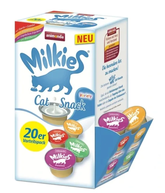 ANIMONDA Milkies Variety mléko pro kočky 20x15g