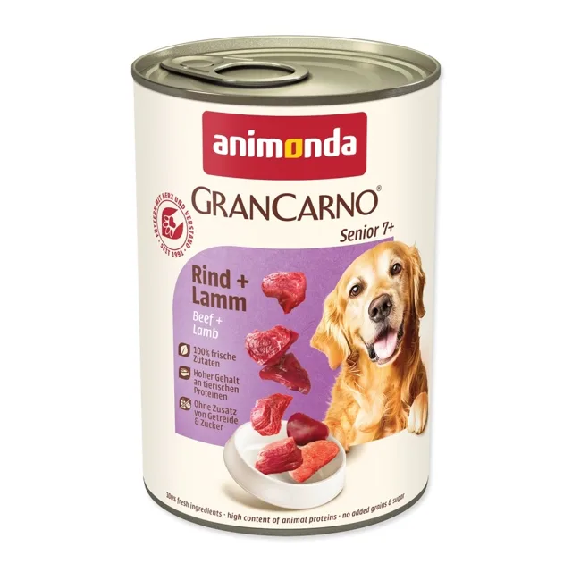 Animonda Senior hovězí a jehně konzerva 400 g