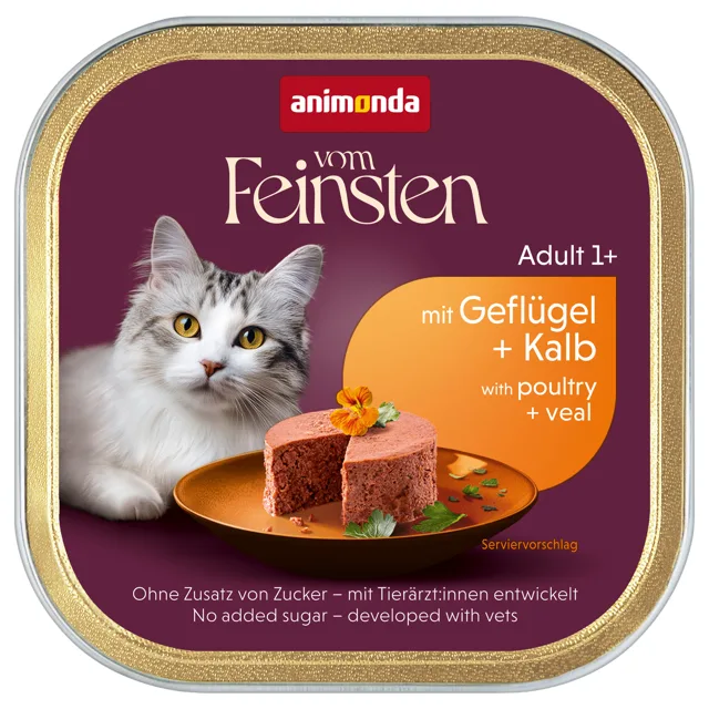 animonda Vom Feinsten Adult 32 x 100 g - drůbeží a telecí