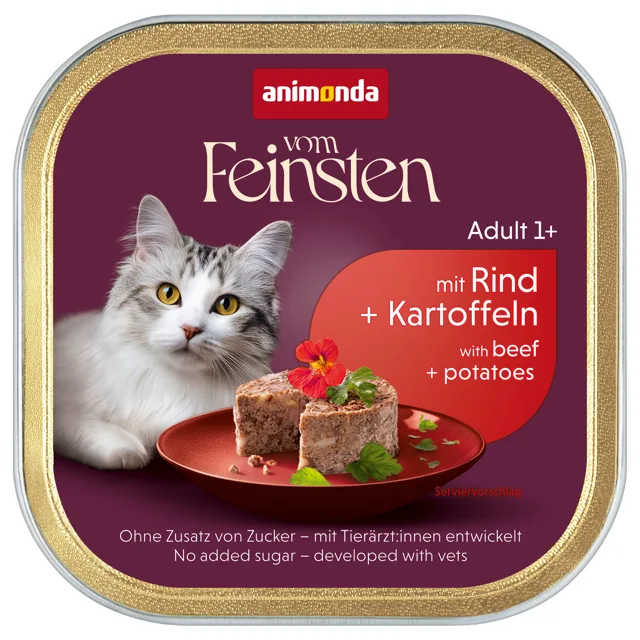 animonda Vom Feinsten Adult 32 x 100 g - hovězí a brambory