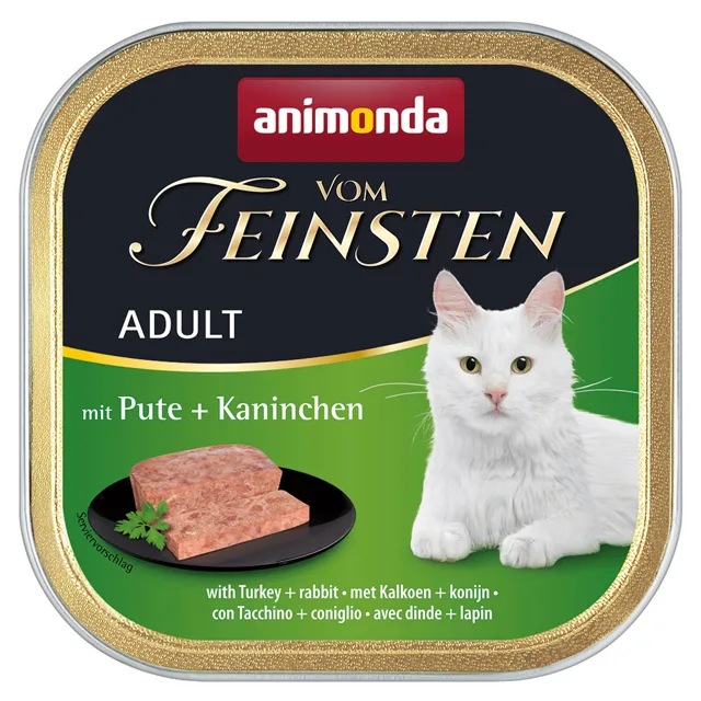 animonda Vom Feinsten Adult 6 x 100 g - krůtí a králík