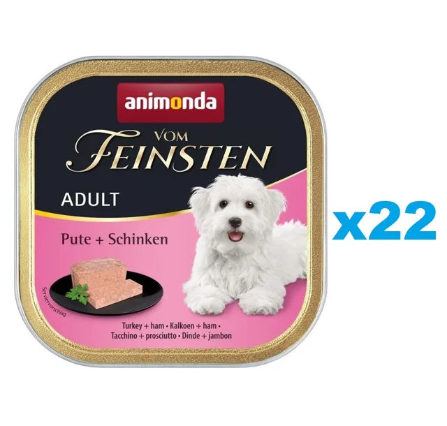 ANIMONDA Vom Feinsten Adult Krůtí a šunka 22x150g