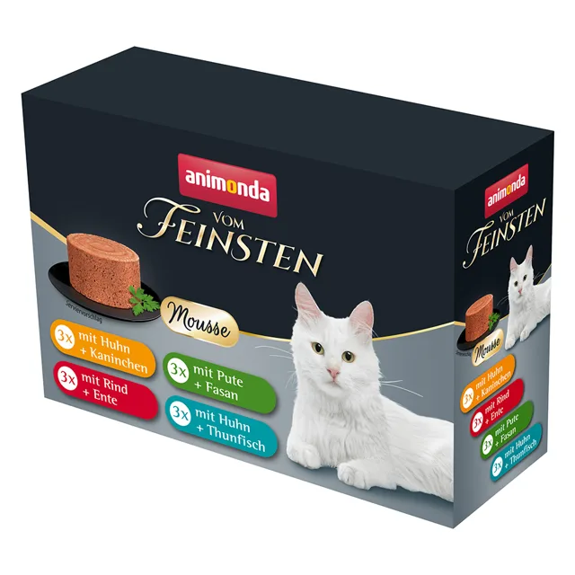 animonda Vom Feinsten Adult míchané balení 12 x 85 g - míchané balení (4 druhy)