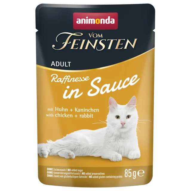animonda vom Feinsten Adult Raffinesse v omáčce 48 x 85 g - s kuřecím a telecím