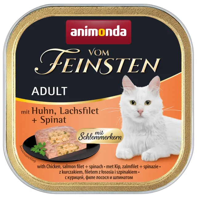 animonda Vom Feinsten Adult s náplní pro labužníky 36 x 100 g - krůtí, kuřecí prsa a bylinky