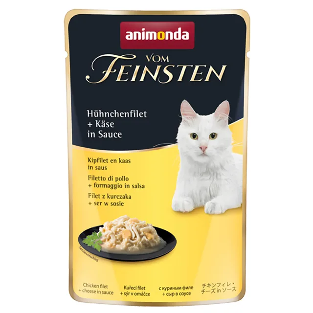 Animonda vom Feinsten Adult v omáčce 18 x 50 g - Losos + kuřecí filet v omáčce