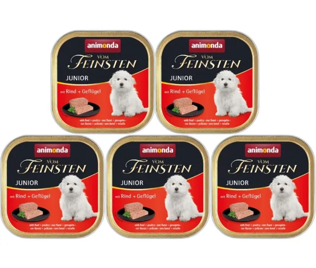 ANIMONDA vom Feinsten Junior hovězí a drůbeží 5x150g