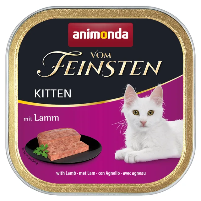 animonda vom Feinsten Kitten 6 x 100 g - jehněčí