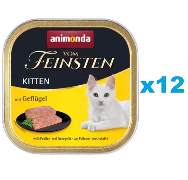 ANIMONDA Vom Feinsten Kitten drůbeží 12x100 g