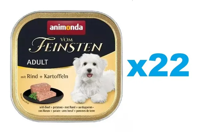 ANIMONDA Vom Feinsten Menue hovězí &amp; brambory 22x150 g