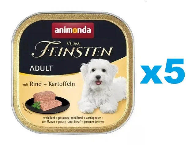 ANIMONDA Vom Feinsten Menue hovězí &amp; brambory 5 x 150 g