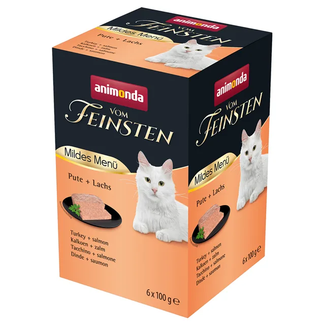 animonda Vom Feinsten Mild Menu Adult 6 x 100 g - krůtí a rajčata